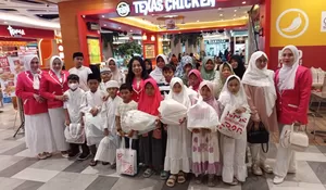 Senyum Anak Kurang Beruntung Warnai Ramadan, PPLIPI Surabaya Ajak Belanja Lebaran dan Bukber