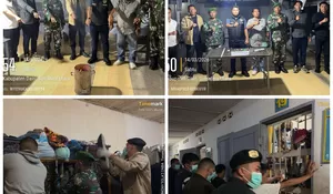 Komitmen Zero Pungli: Rutan Sidikalang Gandeng TNI Gelar Razia Insidentil Kamar Hunian