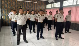 Perkuat Kesiapsiagaan Jelang Hari Besar Keagamaan, Lapas Muara Teweh Ikuti Apel Siaga Nyepi dan Idul Fitri Secara Virtual