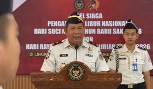Kakanwil Ditjenpas Kalteng Pimpin Apel Siaga, Pengamanan Lapas dan Rutan Diperketat Hadapi Libur Nyepi-Idul Fitri