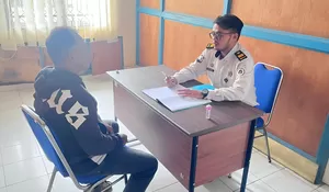 Tetap Hadir Melayani, Bapas Muara Teweh Laksanakan Layanan Wajib Lapor Meski WFA