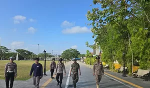 Pengamanan Idul Fitri 1447 H, Polres Siak Intensifkan Patroli dan Pengaturan Lalin di Kawasan Istana Siak