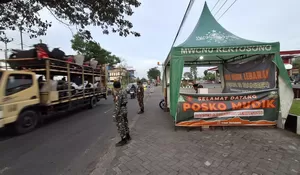Tegaskan Khidmat Tanpa Batas, PAC GP Ansor Kertosono Dirikan Posko Mudik di Jalur Nasional