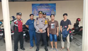 Polsek Balongbendo Terima Penitipan Kendaraan Pemudik, Warga Diimbau Mudik dengan Tenang