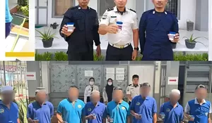 Jelang Idul Fitri, Rutan Rantau Laksanakan Tes Urine Petugas dan Warga Binaan