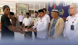 Sebanyak 17 WBP Lapas Tahuna Terima Remisi Khusus Idul Fitri 1447 H