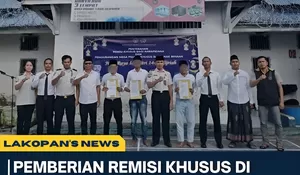 Puluhan Warga Binaan Lapas Kotanopan Terima Remisi Khusus, Kalapas : Ini Bentuk Apresiasi