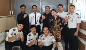 Hari Kedua Idul Fitri, Layanan Kunjungan Lapas Muara Teweh Berjalan Tertib dengan Dukungan Personel Gabungan