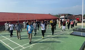 Senam Pagi Bersama, Lapas Muara Teweh Perkuat Kebugaran dan Kebersamaan Petugas dan Warga Binaan Perempuan
