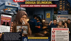 Viral! Karyawan Ekspedisi di Makassar Diduga Selingkuh, Kantor Jadi Tempat Memadu Kasih