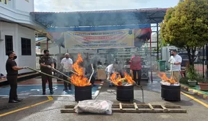 Pemusnahan Barang Bukti 39 Perkara, Kejari Gunungsitoli Tegaskan Transparansi dan Akuntabilitas