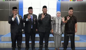 Bupati Rokan Hulu Lantik Pejabat Eselon, Posisi Sekda Sementara Akan Ditunjuk PLH