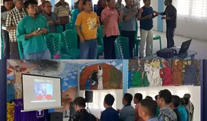 WBP Rutan Humbang Hasundutan, Ikuti Ibadah Jumat Agung Secara Virtual