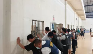 Sambut HBP ke-62, Lapas Gunungsitoli Gencarkan Penggeledahan Blok Hunian Bersama APH
