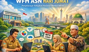 Penyelarasan Kebijakan Nasional, Pemerintah Kota Bekasi Geser Jadwal WFH ASN ke Hari Jum'at