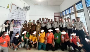 Sambut HBP ke-62 Lapas Gunungtua Gelar Tes Urine Bagi Pegawai dan WBP