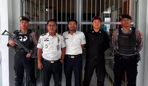 Perkuat Sinergitas dan Stabilitas Keamanan, Lapas Muara Teweh Terima Patroli Sambang Polres Barito Utara