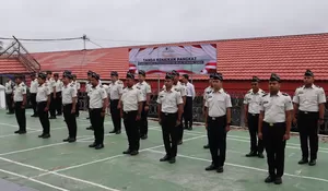 Apel Penyematan Kenaikan Pangkat, Lapas Muara Teweh Teguhkan Profesionalisme dan Dedikasi Petugas