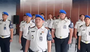 Karutan Rantau Ikuti Pengukuhan Anggota Satopspatnal Kalimantan Selatan Secara Virtual