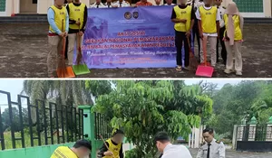 Rayakan HBP ke-62: Klien dan Pegawai Bapas Muara Teweh Gelar Giat Bersih-Bersih Fasilitas Umum dan Sosial