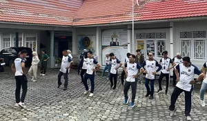 Bangun Semangat Pagi, Bapas Muara Teweh Gelar Senam Sehat Bersama Pegawai