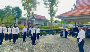 Perkuat Disiplin dan Pengawasan, Apel Pagi Bapas Muara Teweh Tegaskan Peran SATOPS PATNAL