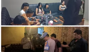 Razia Tempat Hiburan Malam, Polres Rokan Hulu Amankan 5 Pengunjung Positif Narkoba Di 2 TKP