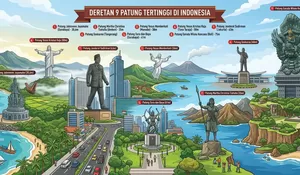 Deretan 9 Patung Tertinggi di Indonesia, Simbol Sejarah dan Identitas Bangsa
