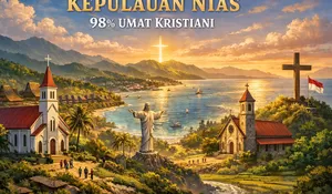 Persentase Umat Kristiani di Kepulauan Nias Tembus Angka 98 Persen