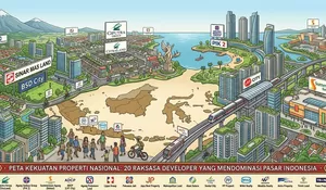 Peta Kekuatan Properti Nasional: 20 Raksasa Developer yang Mendominasi Pasar Indonesia