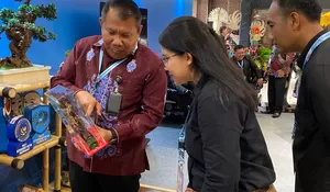 Anyaman Rotan hingga Getah Nyatu, Karya WBP Kalimantan Tengah Ditampilkan Pada Pameran WCPP ke-7 Bali