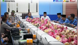 Rapat Dipimpin Pj. Sekda Rokan Hulu, Matangkan Persiapan Pemberangkatan 377 JCH Tahun 2026