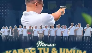 Wakili Kakanwil, Kabag TU dan Umum Ditjenpas Sumut Hadiri Kegiatan Menembak Eksternal di Batalyon Para Komando 463 Pasgat