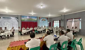 Perkuat Deteksi Dini dan Kesiapsiagaan, Lapas Gunungsitoli Gelar Rapat Dinas Pengamanan