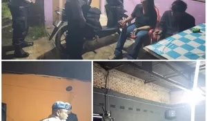 Polsek Koto Gasib Gelar Razia Serentak di Tempat Hiburan Malam, Persempit Ruang Gerak Peredaran Narkoba