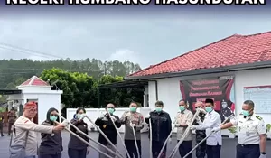 Plh Karutan Humbahas Hadiri Kegiatan Pemusnahan Barang Bukti di Kejari Humbang Hasundutan