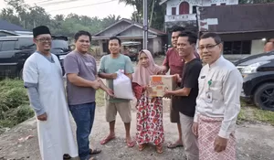 Sahabat  Rokan Hulu  Peduli Terus Hadir Di Tengah Masyarakat Salurkan Bantuan Kepada Korban Kebakaran Dan Banjir Di Tiga Lokasi