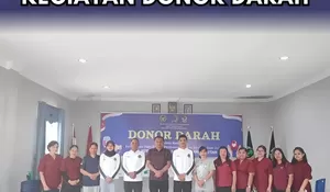 Semarakkan HBP Ke-62 Tahun, Rutan Humbang Hasundutan Ikuti Kegiatan Donor Darah