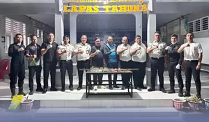 Laksanakan Penggeledahan Malam, Lapas Tahuna Komitmen Berantas HALINAR