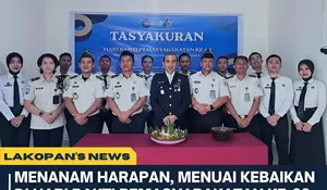 Berlangsung Khidmat, Kepala Lapas Kotanopan dan Jajaran Gelar Tasyakuran HBP ke-62
