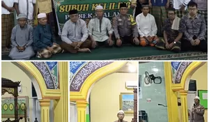 Lewat Subuh Keliling, Kapolsek Tualang Bangun Kesadaran Kamtibmas dan Anti Narkoba