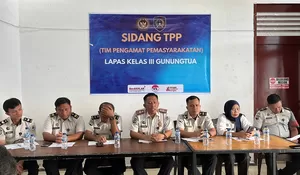 Lapas Gunungtua Gelar Sidang TPP Penuhi Hak-hak Warga Binaan