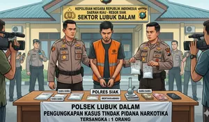 Seorang Pria di Tasik Seminai, Hasil Pengembangan tersangka yang di Amankan di Polsek lubuk dalam sebelumnya