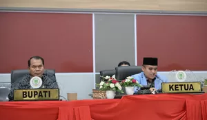 DPRD Rokan Hulu Laksanakan Tiga Agenda  Rapat Paripurna Dalam Sehari