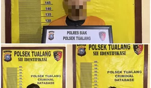  3 Pria Diamankan Polsek Tualang ke pergoki bawa kabel milik perusahaan ikpp