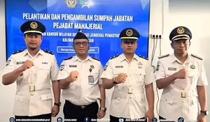 Tiga Pegawai Dilantik, Rutan Rantau Perkuat Struktur Organisasi dan Kinerja Pemasyarakatan