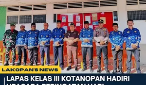 Hardiknas 2026, Lapas Kotanopan Turut Menghadiri Upacara di SMAN 1 Kotanopan