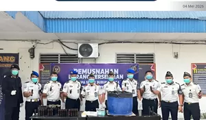 Lapas Kotapinang Gelar Pemusnahan Spray Merica