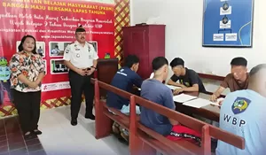 Lapas Tahuna Fasilitasi Ujian Kesetaraan Kejar Paket A, B dan C bagi Warga Binaan