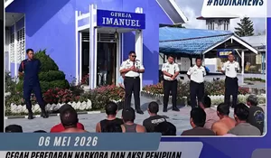 Jaga Keamanan dan Ketertiban, Karutan Sidikalang dan Jajaran Gelar Kegiatan Sapa Warga Binaan